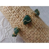 Bracelet en perles aventurine