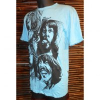 Tee shirt bleu clair Beatles 