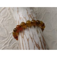 Mala de poignet en agate veine de dragon