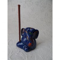 Brûle encens éléphant bleu