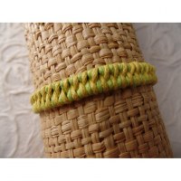 Bracelet tali vert/jaune modèle 4