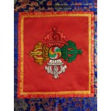 Tanka brodé double vajra