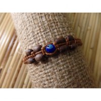 Bracelet marron clair nazar boncugu