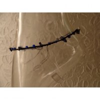Bracelet cheville hin noir/bleu