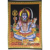 Petite tenture peinte Shiva