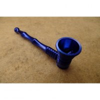 Pipe alu bleu