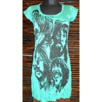 Mini robe verte Beatles