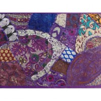 Tenture indienne Pendjab violette