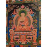 Grand thangka la vie de Bouddha