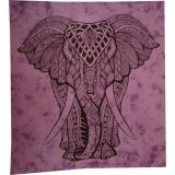 Tenture maxi Rajasthan mauve