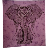 Tenture maxi Rajasthan mauve