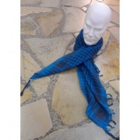 Foulard Riyad bleu vif