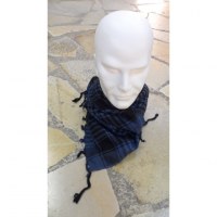 Foulard Riyad bleu acier