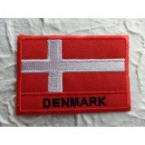 Ecusson drapeau Danemark
