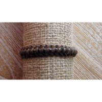 Bracelet cuir baik macramé 