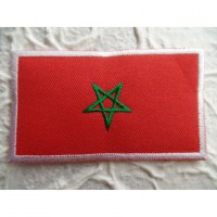 Ecusson drapeau Maroc