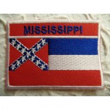 Ecusson drapeau Mississipi