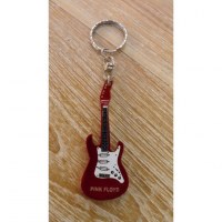 Porte clés bordeaux guitare Pink Floyd