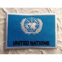 Ecusson drapeau Nations unies