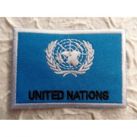 Ecusson drapeau Nations unies