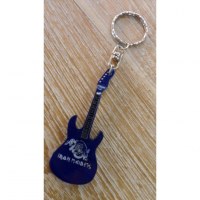 Porte clés bleu guitare Iron Maiden