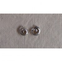 Boucles d'oreilles spirale