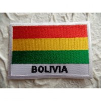 Ecusson drapeau Bolivie