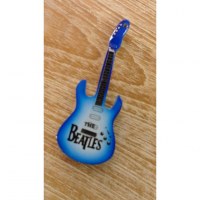 Magnet bleu guitare Beatles