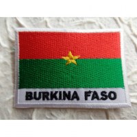 Ecusson drapeau Burkina Faso