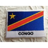 Ecusson drapeau Congo