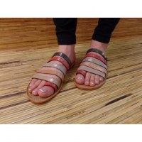 Mules Tropéziennes Briquet cor/mul
