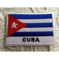 Ecusson drapeau Cuba