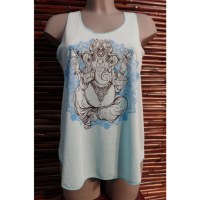 Débardeur bleu Ganesh