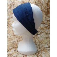 Bandeau cheveux bleu marine