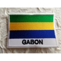 Ecusson drapeau Gabon
