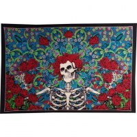 Tenture color Santa Muerte