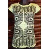 Tee shirt vert pomme 4 khamsa