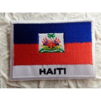 Ecusson drapeau Haïti