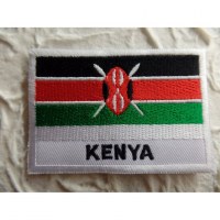 Ecusson drapeau Kenya