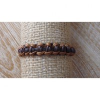 Bracelet macramé bicolore Lini