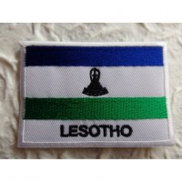 Ecusson drapeau Lesotho