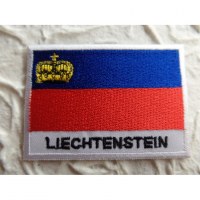 Ecusson drapeau Liechtenstein 