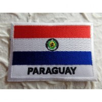 Ecusson drapeau Paraguay