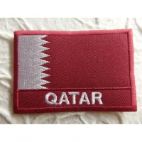 Ecusson drapeau Qatar