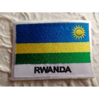 Ecusson drapeau Rwanda 