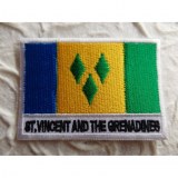 Ecusson drapeau St Vincent et les Grenadines