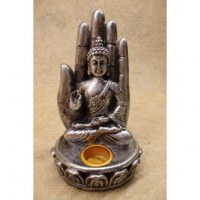 Porte encens gris Bouddha