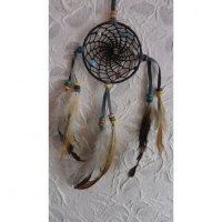 Mini dreamcatcher marron ne'ti