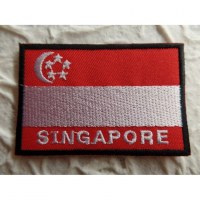 Ecusson drapeau Singapour