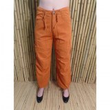 Pantalon zippy rouille